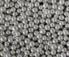 Picture of SILVER SUGAR PEARLS 4MM EDIBLE SPRINKLES X 50G